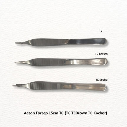 Adson Forcep 15cm TC (TC TCBrown TC Kocher)