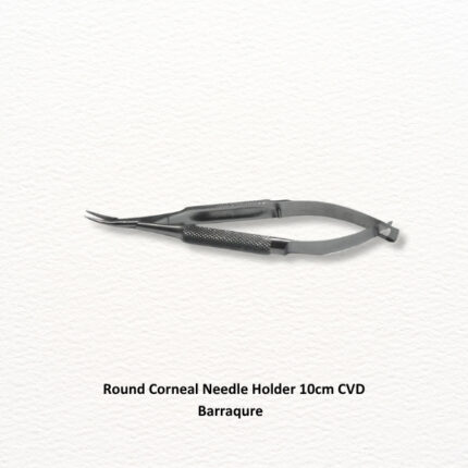 Round Corneal Needle Holder 10cm CVD Barraqure