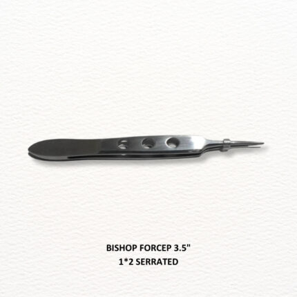 BISHOP FORCEP 3.5" 1*2 SERRATED