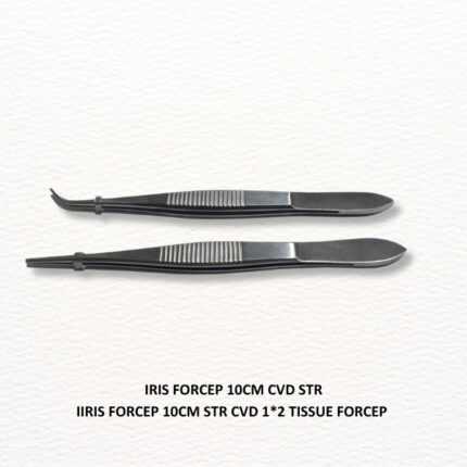 IRIS FORCEP 10CM CVD STR IIRIS FORCEP 10CM STR CVD 1*2 TISSUE FORCEP